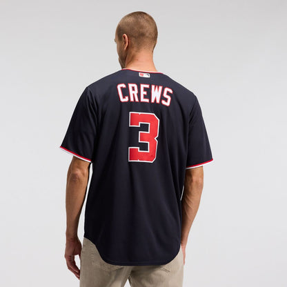 Washington Nationals Dylan Crews Nike Alternate Replica Jersey - Navy MLB Team Jersey Baseball Fan Apparel