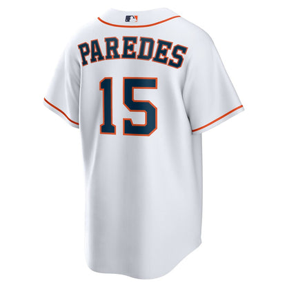 Houston Astros Isaac Paredes Nike Home Replica Jersey - White MLB Team Jersey Baseball Fan Apparel