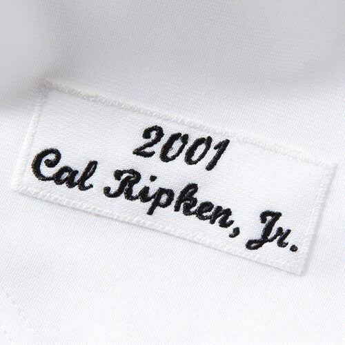 Baltimore Orioles Cal Ripken Mitchell & Ness Home Authentic Jersey - White MLB Team Jersey Baseball Fan Apparel