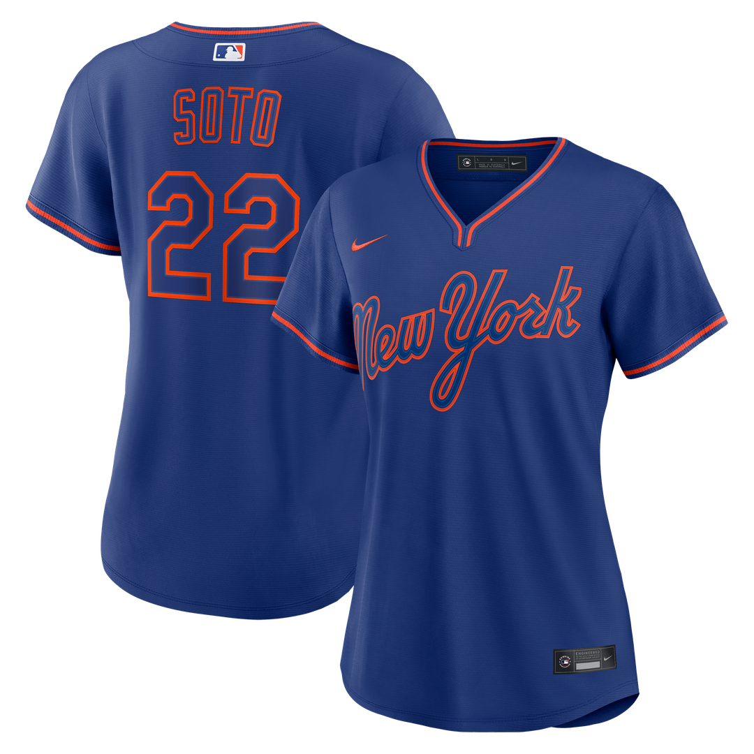New York Mets Juan Soto Nike Women's Alternate Replica Jersey - Royal MLB Team Jersey Baseball Fan Apparel