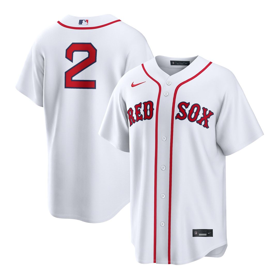 Boston Red Sox Isiah Kiner - Falefa Nike Home Replica Jersey - White MLB Team Jersey Baseball Fan Apparel