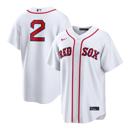 Boston Red Sox Isiah Kiner - Falefa Nike Home Replica Jersey - White MLB Team Jersey Baseball Fan Apparel
