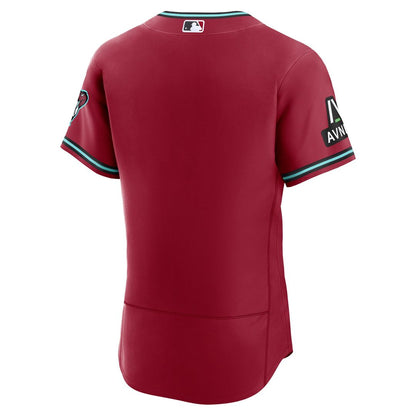 Arizona Diamondbacks Nike Alternate 2 Authentic Jersey - Crimson MLB Team Jersey Baseball Fan Apparel