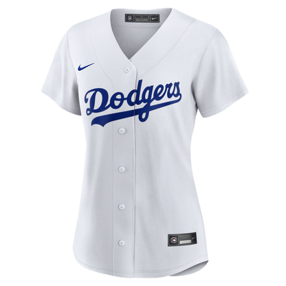 Los Angeles Dodgers Nike Women's Home Replica Jersey - White MLB Team Jersey Baseball Fan Apparel