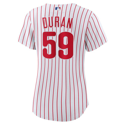 Philadelphia Phillies Jhoan Duran Nike Women's Home Replica Jersey - White MLB Team Jersey Baseball Fan Apparel