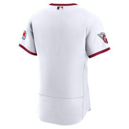 Cleveland Guardians Nike Home Authentic Jersey - White MLB Team Jersey Baseball Fan Apparel