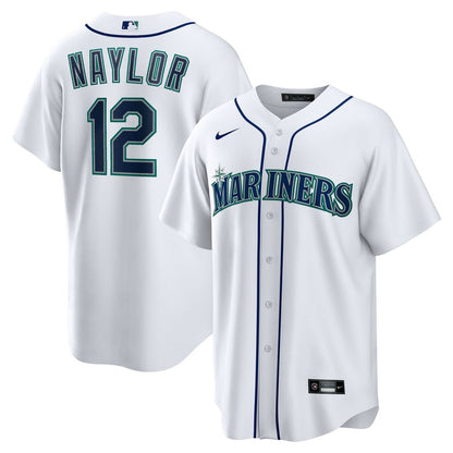 Seattle Mariners Josh Naylor Nike Home Replica Jersey - White MLB Team Jersey Baseball Fan Apparel