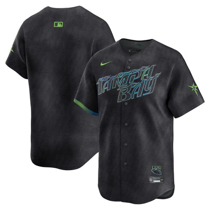 Tampa Bay Rays Nike City Connect Limited Jersey - Black MLB Team Jersey Baseball Fan Apparel