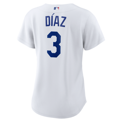 Los Angeles Dodgers Edwin Díaz Nike Women's Home Replica Jersey - White MLB Team Jersey Baseball Fan Apparel