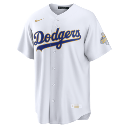Los Angeles Dodgers Nike 2026 Gold Collection Stadium Jersey - White MLB Team Jersey Baseball Fan Apparel