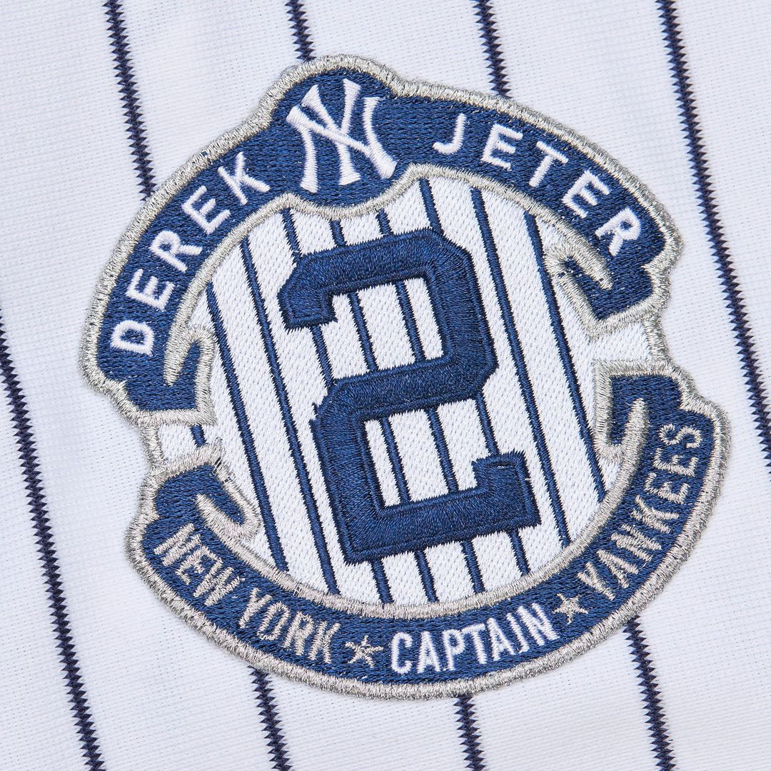 New York Yankees Ichiro Suzuki Mitchell & Ness 2014 Cooperstown Authentic Throwback Jersey - White MLB Team Jersey Baseball Fan Apparel