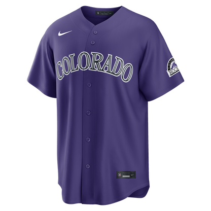 Colorado Rockies Nike Alternate Stadium Jersey - Purple MLB Team Jersey Baseball Fan Apparel