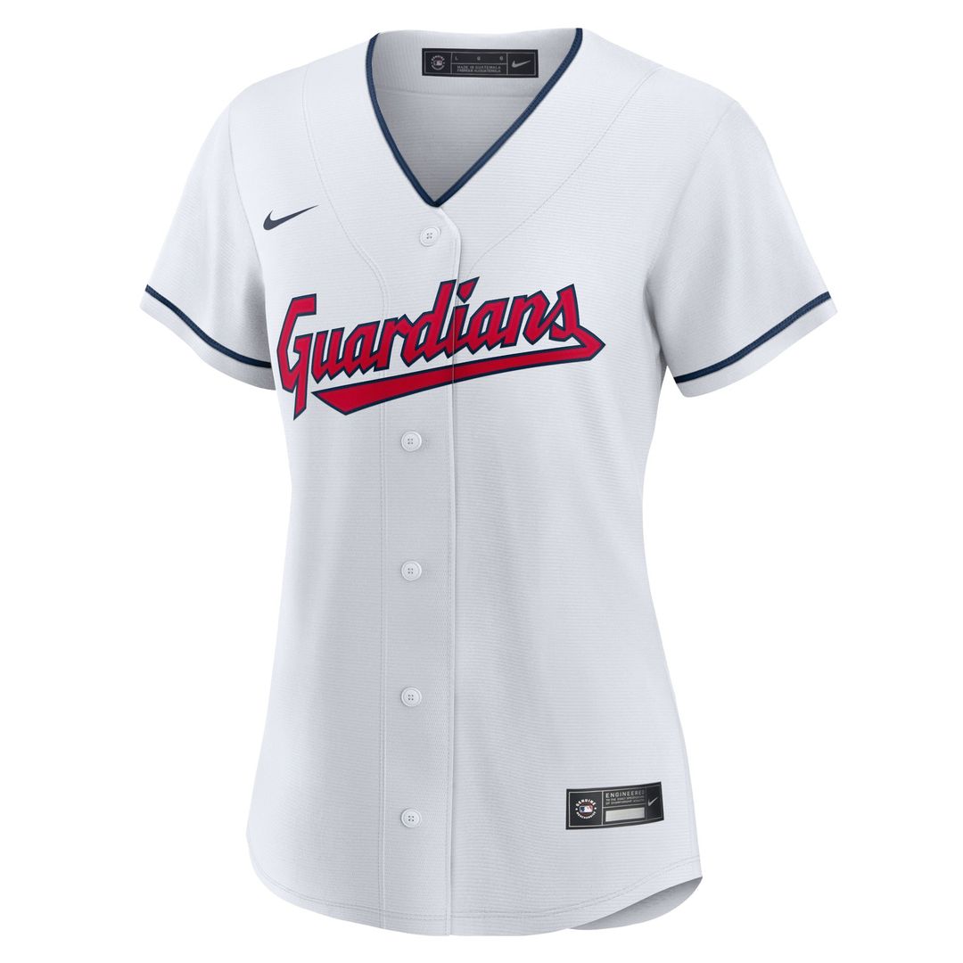 Cleveland Guardians Jose Ramirez Nike Women's Home Replica Player Jersey - White MLB Team Jersey Baseball Fan Apparel