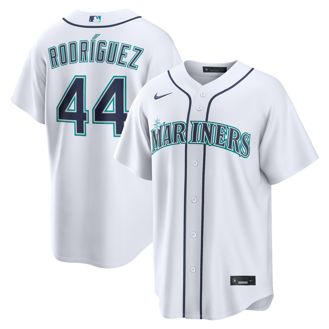Seattle Mariners Julio Rodríguez Nike Home Replica Jersey - White MLB Team Jersey Baseball Fan Apparel