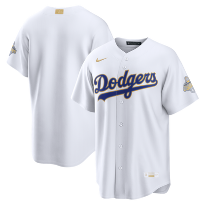 Los Angeles Dodgers Nike 2026 Gold Collection Stadium Jersey - White MLB Team Jersey Baseball Fan Apparel