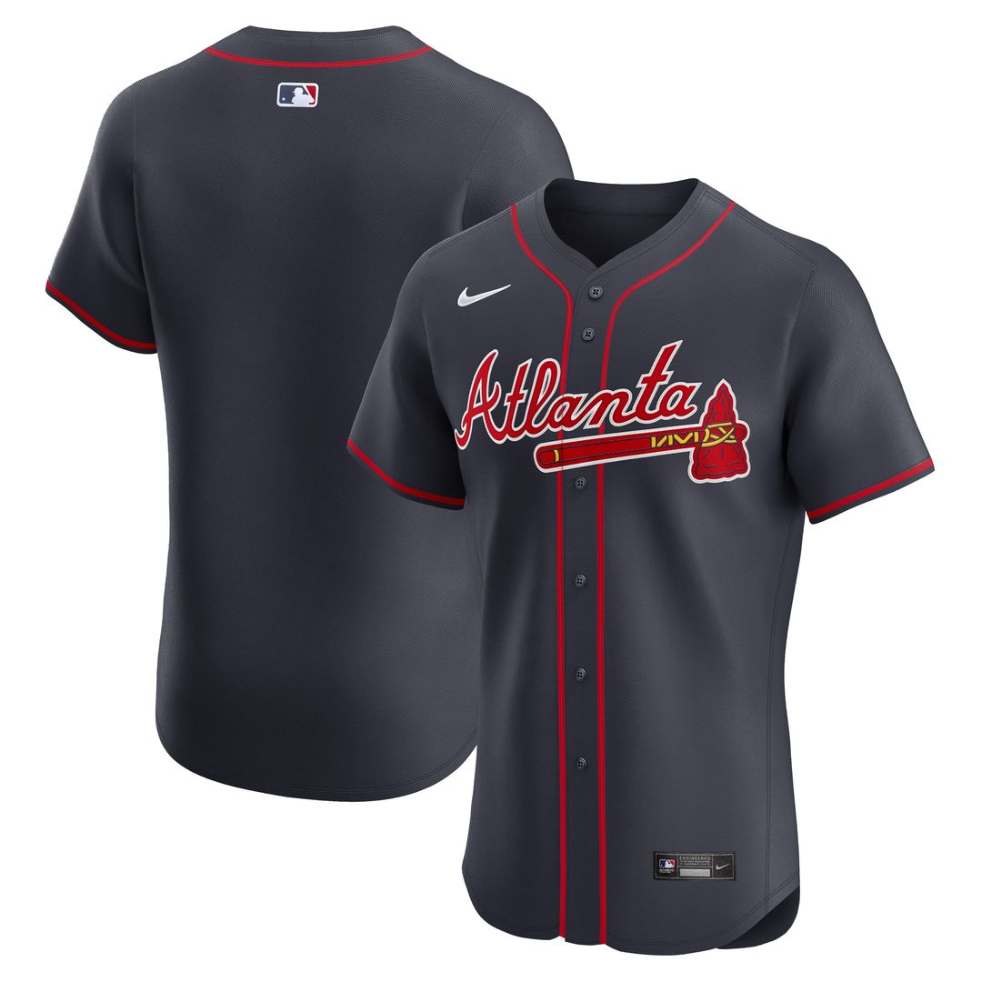 Atlanta Braves Nike Alternate Elite Jersey - Red MLB Team Jersey Baseball Fan Apparel