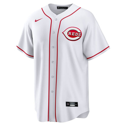 Cincinnati Reds Will Benson Nike Home Replica Jersey - White MLB Team Jersey Baseball Fan Apparel