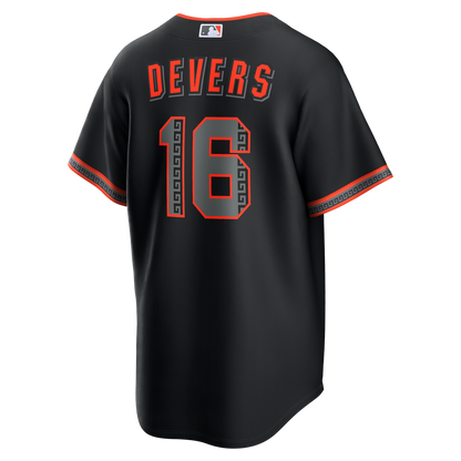 San Francisco Giants Rafael Devers Nike Alternate Replica Jersey - Black MLB Team Jersey Baseball Fan Apparel