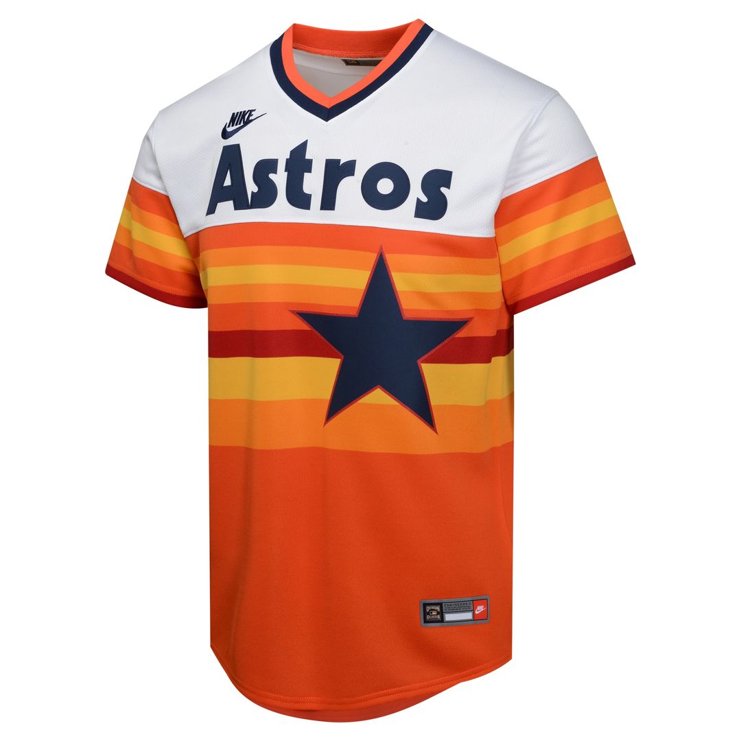 Houston Astros Nolan Ryan Nike Youth Cooperstown Limited Player Jersey - White MLB Team Jersey Baseball Fan Apparel