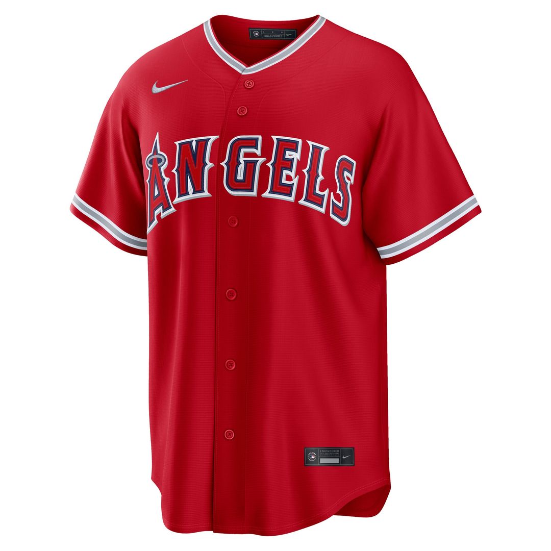 Los Angeles Angels Mike Trout Nike Alternate Replica Jersey - Red MLB Team Jersey Baseball Fan Apparel