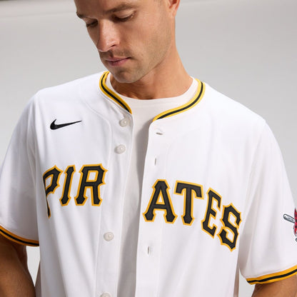 Pittsburgh Pirates Nike Home Limited Jersey - White MLB Team Jersey Baseball Fan Apparel