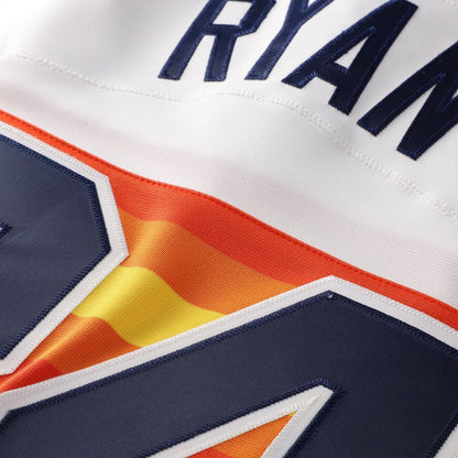 Houston Astros Nolan Ryan Mitchell & Ness Throwback Authentic Jersey - White MLB Team Jersey Baseball Fan Apparel