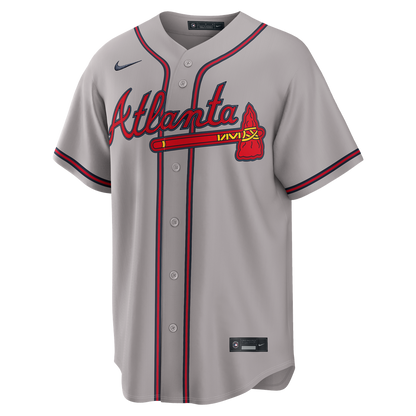 Atlanta Braves Ronald Acuña Jr. Nike Alternate Replica Jersey - Navy MLB Team Jersey Baseball Fan Apparel