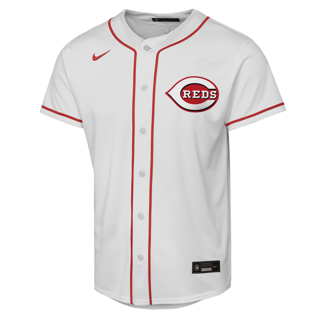 Cincinnati Reds Sal Stewart Nike Youth Home Replica Player Jersey - White MLB Team Jersey Baseball Fan Apparel