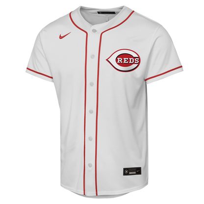 Cincinnati Reds Sal Stewart Nike Youth Home Replica Player Jersey - White MLB Team Jersey Baseball Fan Apparel
