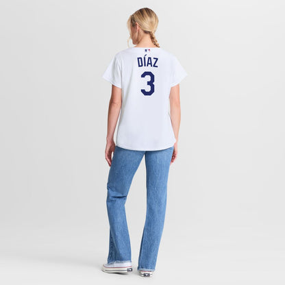 Los Angeles Dodgers Edwin Díaz Nike Women's Home Replica Jersey - White MLB Team Jersey Baseball Fan Apparel