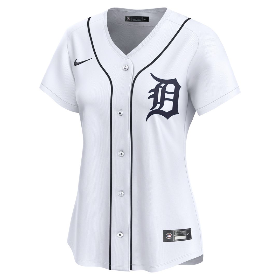 Detroit Tigers Riley Greene Nike Women's Home Limited Player Jersey - White MLB Team Jersey Baseball Fan Apparel