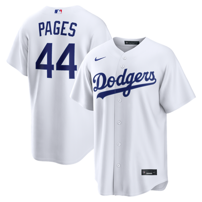 Los Angeles Dodgers Andy Pages Nike Home Replica Jersey - White MLB Team Jersey Baseball Fan Apparel