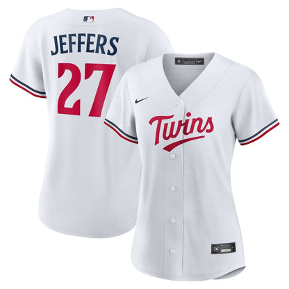 Minnesota Twins Ryan Jeffers Nike Women's Home Replica Jersey - White MLB Team Jersey Baseball Fan Apparel