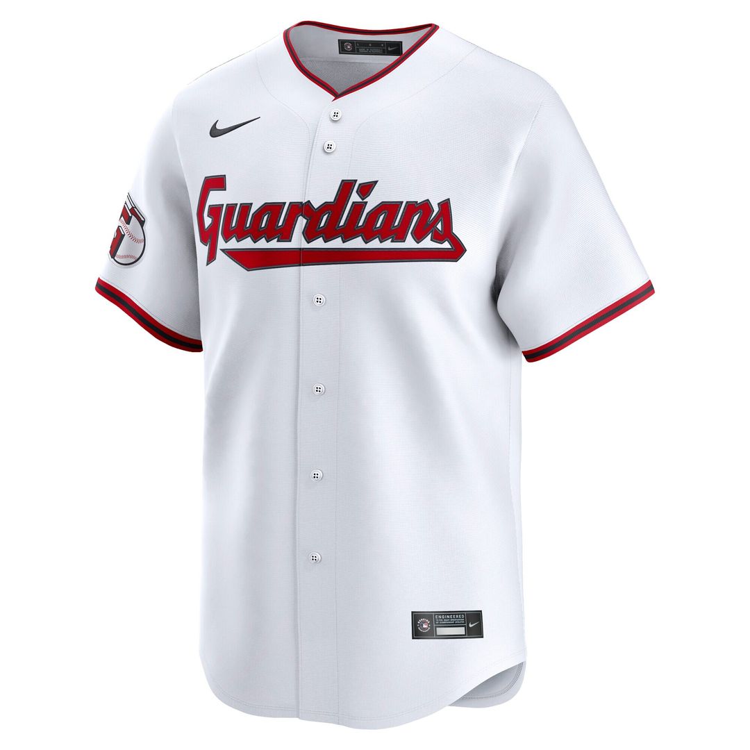 Cleveland Guardians Steven Kwan Nike Home Limited Player Jersey - White MLB Team Jersey Baseball Fan Apparel