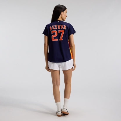 Houston Astros Jose Altuve Nike Women's Alternate Replica Player Jersey - Navy MLB Team Jersey Baseball Fan Apparel