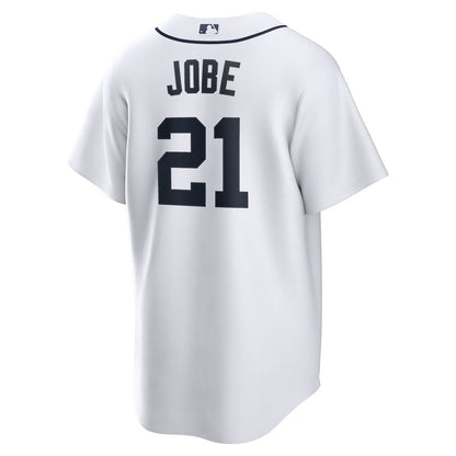 Detroit Tigers Jackson Jobe Nike Home Replica Jersey - White MLB Team Jersey Baseball Fan Apparel
