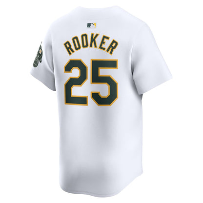 Athletics Brent Rooker Nike Home Limited Player Jersey - White MLB Team Jersey Baseball Fan Apparel