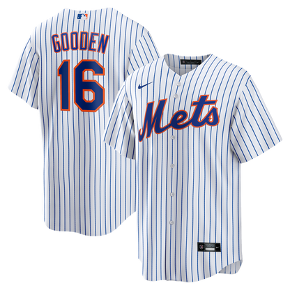 New York Mets Dwight Gooden Nike Home Retired Player Replica Jersey - White MLB Team Jersey Baseball Fan Apparel