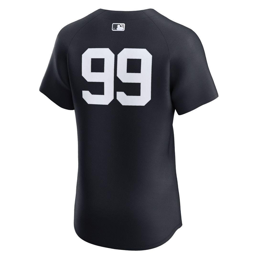 New York Yankees Aaron Judge Nike Alternate 2 Elite Jersey - Navy MLB Team Jersey Baseball Fan Apparel