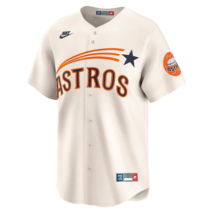 Houston Astros Nike Cooperstown Limited Jersey - Cream MLB Team Jersey Baseball Fan Apparel