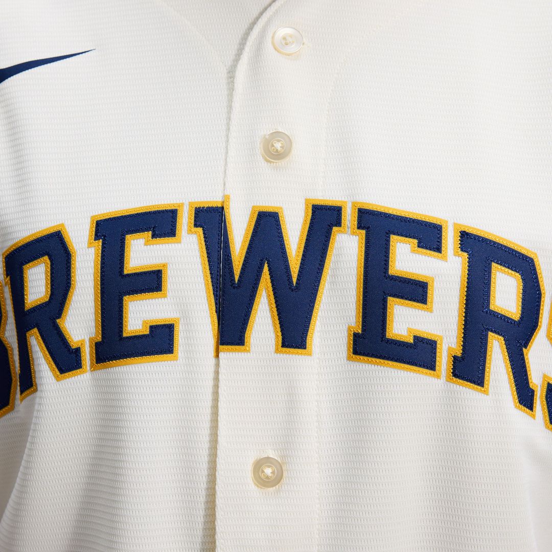 Milwaukee Brewers Nike Alternate Replica Team Jersey - Navy MLB Team Jersey Baseball Fan Apparel