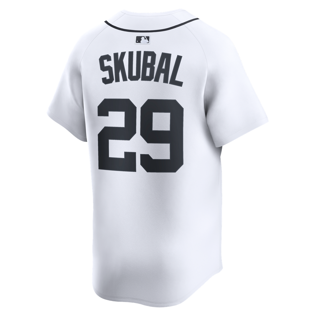 Detroit Tigers Tarik Skubal Nike Home Limited Player Jersey - White MLB Team Jersey Baseball Fan Apparel