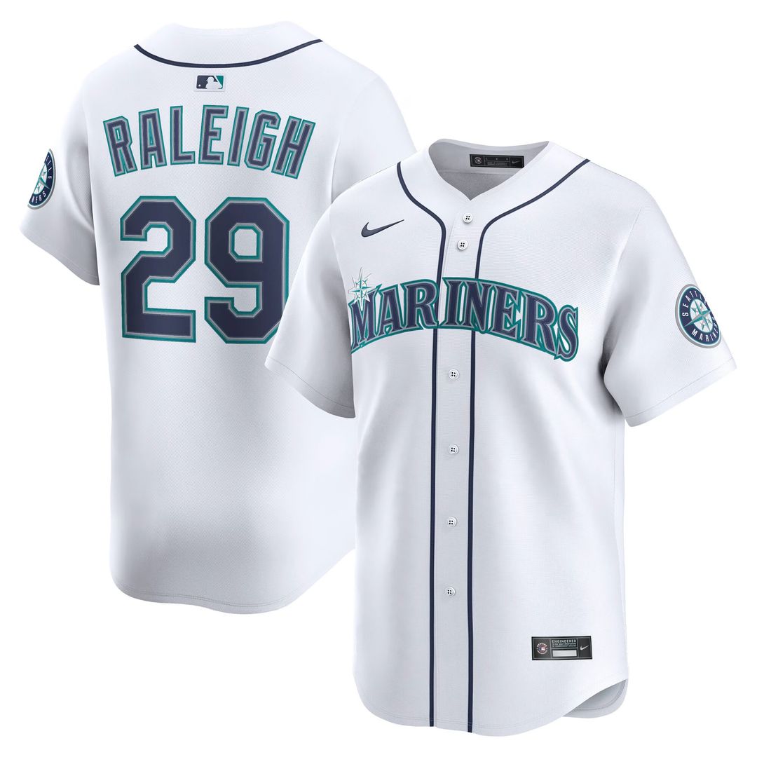 Seattle Mariners Cal Raleigh Nike Alternate Limited Jersey - Teal MLB Team Jersey Baseball Fan Apparel