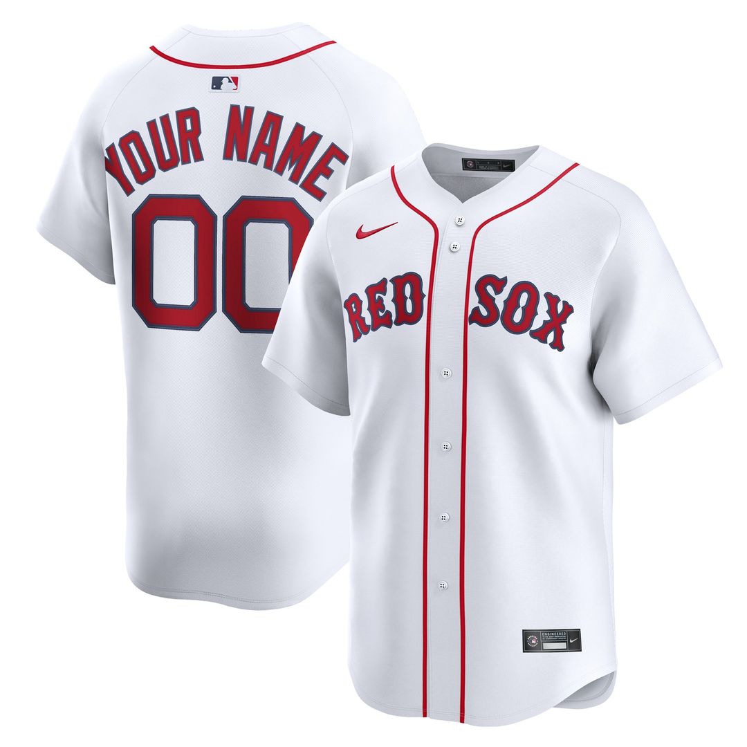 Boston Red Sox Nike Alternate Limited Custom Jersey - Red MLB Team Jersey Baseball Fan Apparel