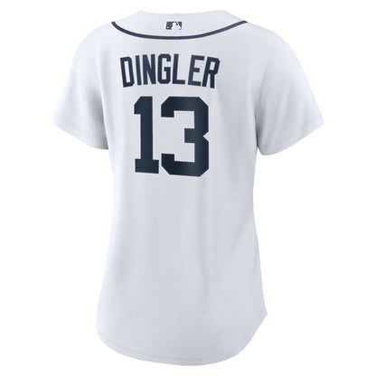 Detroit Tigers Dillon Dingler Nike Women's Home Replica Jersey - White MLB Team Jersey Baseball Fan Apparel