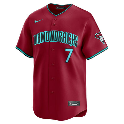 Arizona Diamondbacks Corbin Carroll Nike Alternate Limited Player Jersey - Black MLB Team Jersey Baseball Fan Apparel
