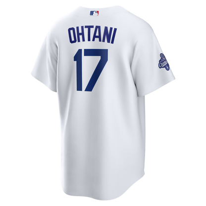 Los Angeles Dodgers Shohei Ohtani Nike 2025 World Series Champions Home Replica Jersey - White MLB Team Jersey Baseball Fan Apparel