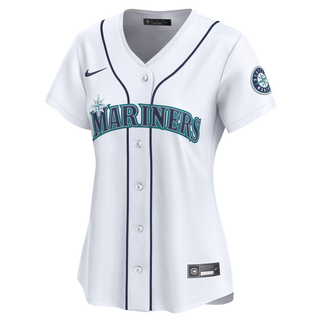 Seattle Mariners Cal Raleigh Nike Women's Home Limited Player Jersey - White MLB Team Jersey Baseball Fan Apparel