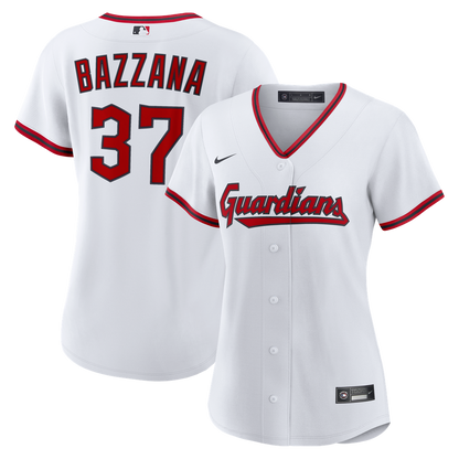 Cleveland Guardians Travis Bazzana Nike Women's Home Replica Jersey - White MLB Team Jersey Baseball Fan Apparel