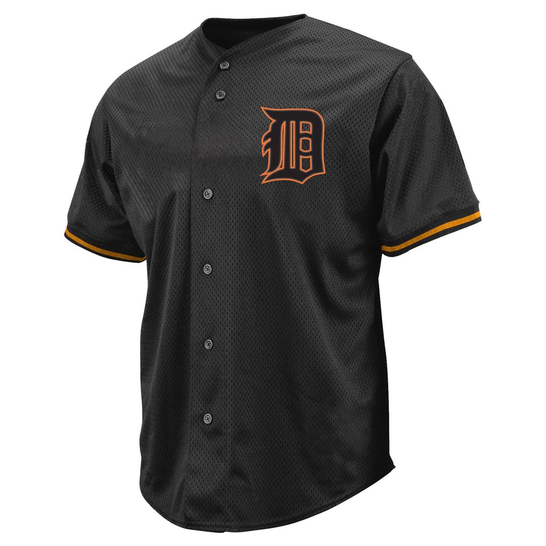 Detroit Tigers Tarik Skubal Profile Big & Tall Pop Fashion Jersey - Black MLB Team Jersey Baseball Fan Apparel